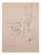 Mino Maccari, Il Mondo, Nude, Pen Drawing, 1960s For Sale