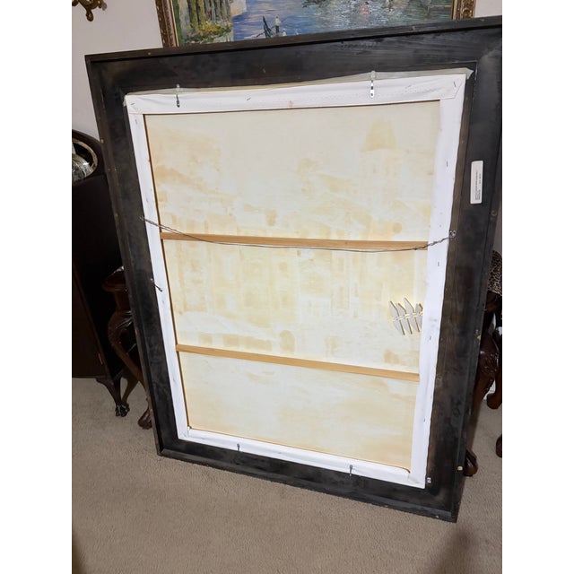 1960s Portofino: A Jewel of the Italian Riviera, Oil Painting For Sale - Image 9 of 9