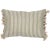 Contemporary Schumacher Mathis Ticking Stripe 18” Lumbar Pillow in Sage For Sale - Image 3 of 3