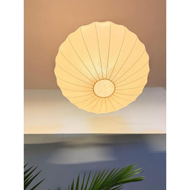 Mid-Century Modern Cocoon Pendant Lamp by Friedel Wauer for Goldkant, 1960 For Sale - Image 11 of 12