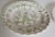 Pair of early 19th-Century French faience plates of lobed shape, hand painted in lovely spring green color. Light purple...
