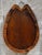 Brown Antique Oak Horseshoe Wall Mirror For Sale - Image 8 of 10