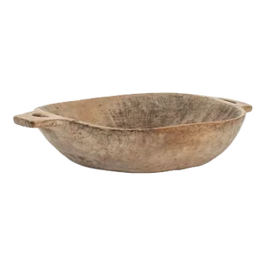 Primitive Swedish Lapland Bowl With Handles.