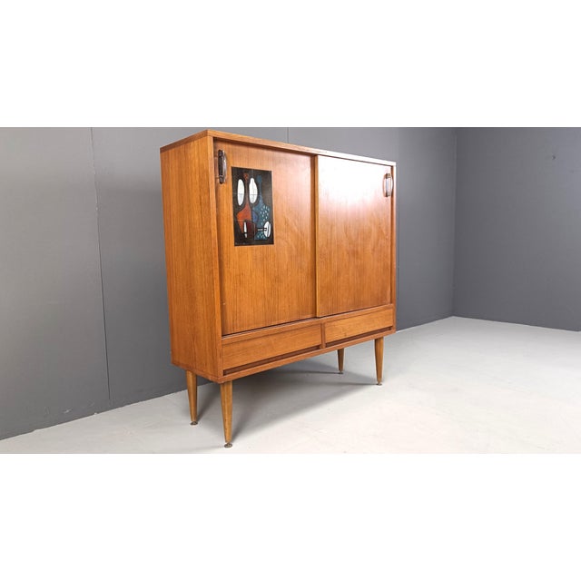 Mid-Century Ceramic Bar Cabinet from Vigneron, 1960s For Sale - Image 9 of 14