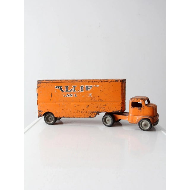 Vintage 1950's Toy Truck Allied Van Lines For Sale - Image 4 of 9