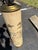English Antique Wallpaper Roll Lamp For Sale - Image 3 of 5