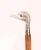 Metal Antique Walking Stick Cane with Silver Duck Head, 1890s For Sale - Image 7 of 13
