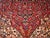 Vintage Persian Heriz Serapi Rug, Hand-Knotted Wool, Geometric Medallion Pattern, Red & Navy, 10x13 For Sale - Image 11 of 14