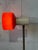 Red Gooseneck Table Lamp With Adjustable Shade Space Age Mid-Century Modern 1970s For Sale - Image 4 of 10