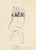 Modern Mino Maccari, Nude, The Electorate, 1952, Marker on Paper For Sale - Image 3 of 3
