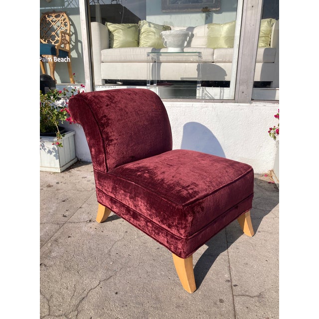 Todd Hase Designed Queen Abigail Slipper Chair For Sale - Image 11 of 13