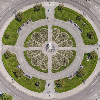 "Gaertnerplatz_02" Contemporary Limited Edition Fine Art Photograph Print by Bernhard Lang For Sale