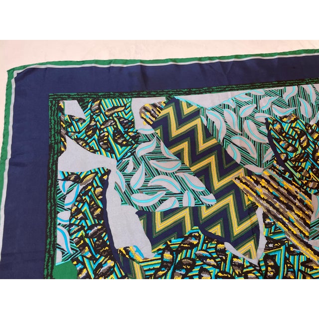 Ted Lapidus Paris Silk Scarf 1970s For Sale - Image 12 of 12