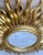 Mid-Century French Sunburst Mirror in Gold, 1950s For Sale - Image 9 of 12