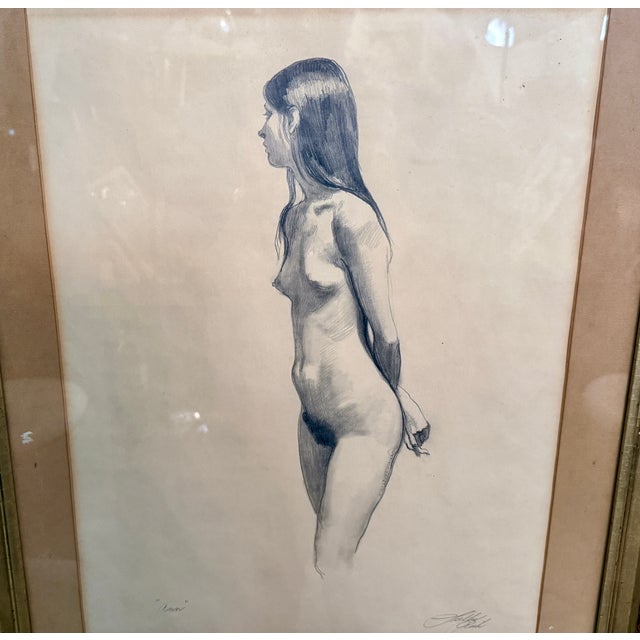 Figurative Mid 20th Century "Ann" by Shelly (Sheldon) Fink For Sale - Image 3 of 10