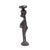 Carved Kenyan Ebony Village Figures, Set of Six, 1950-70 For Sale - Image 12 of 15