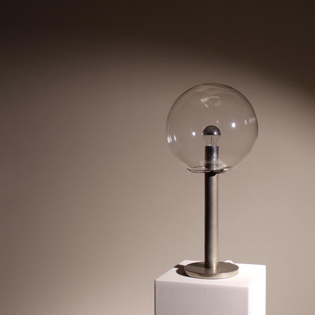 1960s Minimalist Sphere Table Lamp, Germany, 1960s For Sale - Image 5 of 14