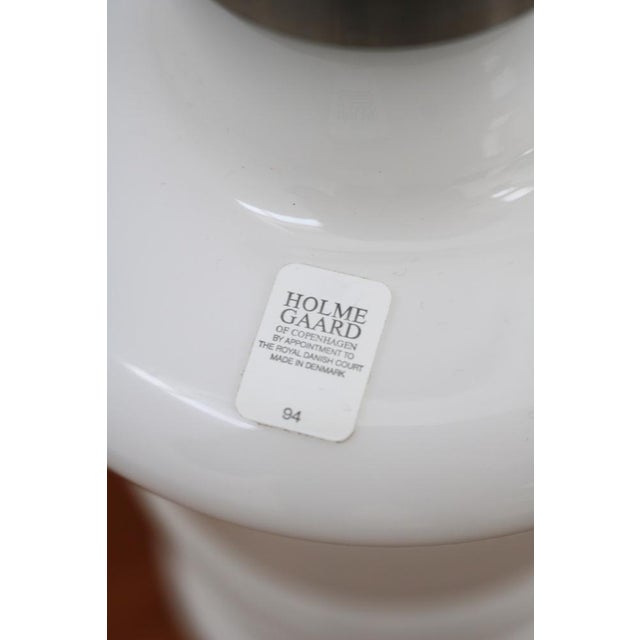 Mid-Century Modern Pharmacist Table Lamp by Sidse Werner for Holmegaard, Denmark, 1980s For Sale - Image 3 of 5