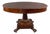 19th Century Empire Oval Table with Central Pedestal Base For Sale