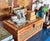 Intage Rattan Cane Glass Top Storage Box With Designer Fabric Insert For Sale - Image 13 of 13