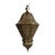 Handcrafted Moroccan Brass Lantern – Pierced Candle Light, Marrakech Artisan Decor, Boho Exotic Lighting For Sale