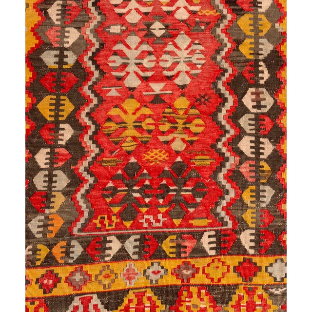 Turkish Kilim Flatweave Rug, 6' X 3' 5" For Sale - Image 4 of 8