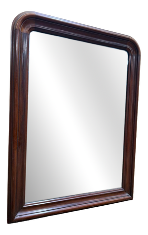 Louis Philippe Mercury and Mahogany Mirror