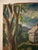 This is a really wonderful painting from the 1930s/1940s in the true WPA style of a country landscape. It is signed “Madge...
