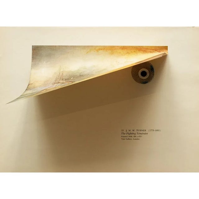 Turner 1956 After J. M. W. Turner "The Fighting Temeraire", Vintage Full-Color Print For Sale - Image 4 of 8