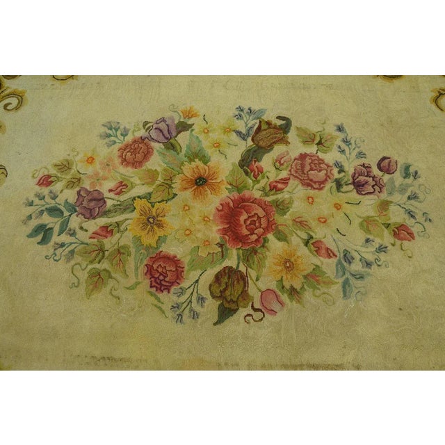 1930s 1930s American Hooked Rug ( 9' x 11'8" - 275 x 355 cm ) For Sale - Image 5 of 10