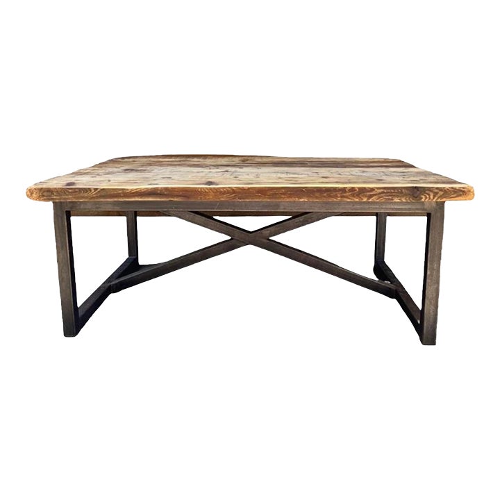 Restoration Hardware Timothy Oulton Salvaged Boatwood Coffee Table With ...