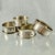Estate Sterling Silver Napkin Rings, Mixed Set of Four For Sale In Philadelphia - Image 6 of 14