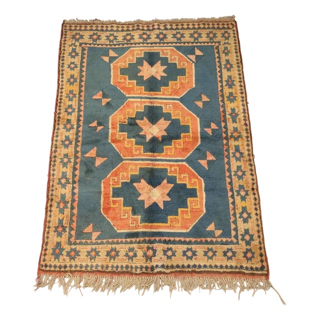 Turkish Kars Rug in Wool For Sale
