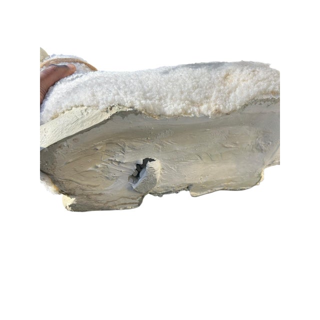 1960s Mid Century Recumbent Papier Mache Sheep Sculpure For Sale - Image 5 of 7