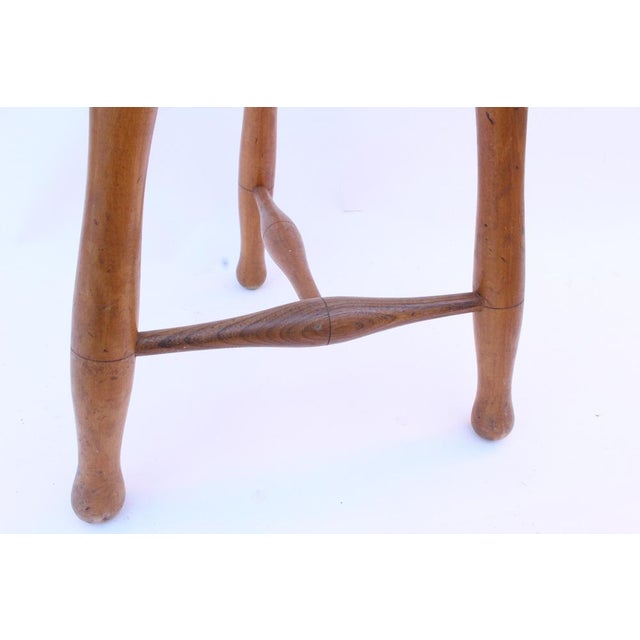 Scandinavian 3-Legged Farmer's Stool in Beech, 1890s, in Good conditions. Designed 1890 to 1919