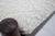Mid-Century Danish Modern Wooden Stool in White Bouclé, 1960s For Sale - Image 6 of 8