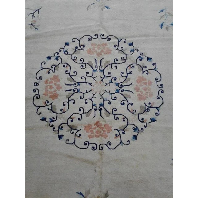 Early 20th Century Antique Chinese Pecking Rug - 10′1″ × 11′6″ For Sale - Image 4 of 6