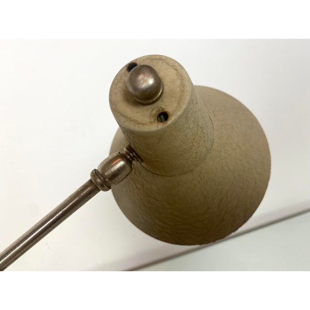 1950s Mid-Century Shrink Varnish Adjustable Table Lamp, 1950s For Sale - Image 5 of 15