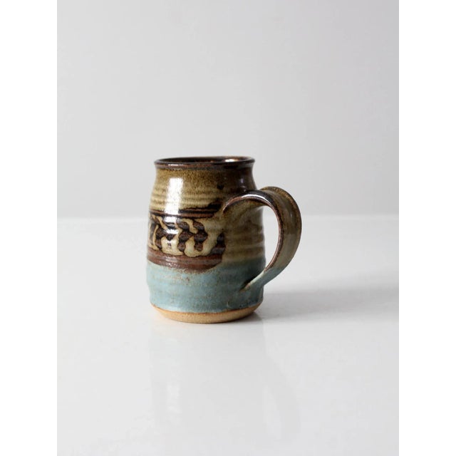 Vintage Studio Pottery Mug For Sale - Image 6 of 13