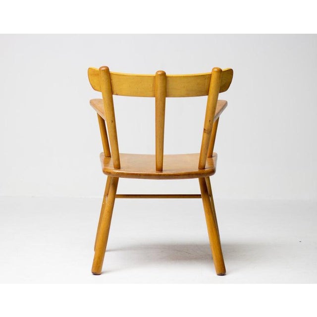 Danish Birch Armchair, 1950s For Sale - Image 6 of 13