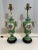 Late 20th Century Dresden Hand-Painted Lamps, a Pair For Sale - Image 12 of 12