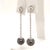 Tahitian Pearl Earrings 14k White Gold Certified For Sale - Image 13 of 15
