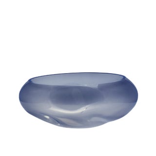 Supernova I M Steel Blue Bowl by Simone Lueling for ELOA For Sale