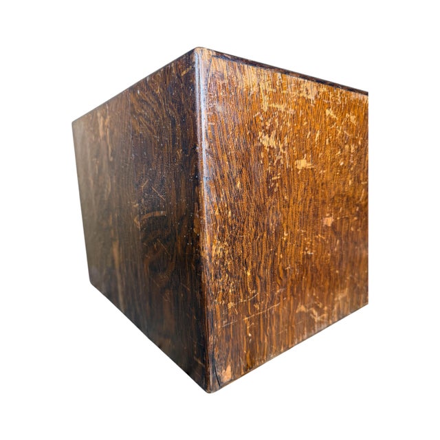 Vintage Macey 4-Drawer Library Card Catalog Cabinet – Solid Wood Brass Hardware For Sale - Image 9 of 11