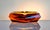 Art Deco Faceted Cut Hexagonal Amber-Colored Crystal Glass Ashtray, Bohemia, Former Czechoslovakia, 1920s For Sale - Image 13 of 13