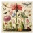 Insects and Flowers – Natural History Fine Art Print For Sale