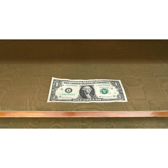 Double Glass Doors French Inlayed Marble Top Curio Cabinet Book Case MINT