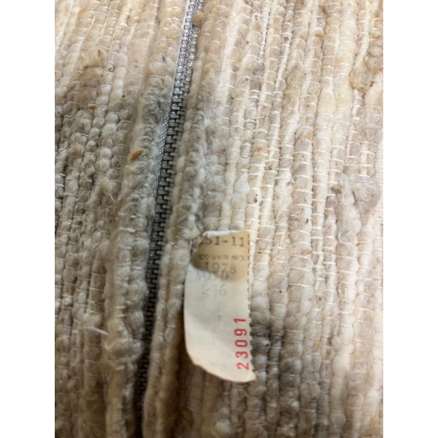 Mid Century Curved Oak and Cane Loveseat Sofa For Sale - Image 9 of 9