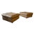 Circa 1970s Erasmo Ottomans by Afra + Tobia Scarpa for B&b Italia For Sale