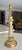 Traditional Murano Italian Glass Cream & Gold Table Lamp For Sale - Image 3 of 12